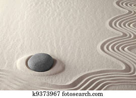 meditation stone zen rock garden