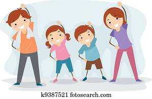 família, exercício