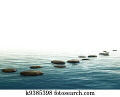 step stones background