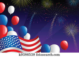 רביעי של יולי, זיקוקין