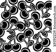 さくらんぼ 背景 イラスト K25427876 Fotosearch