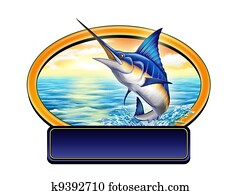 Fishing label Fishing label