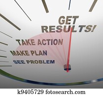 Speedometer Get Results Action Plan Problem Solution