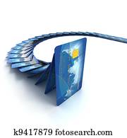 credit cards falling as dominoes