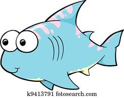 Cute Shark Vector Cute Shark Vector