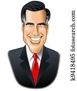 Mitt Romney Caricature Mitt Romney Caricature