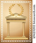 Antique Greek Background