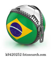 Brazil football nation  