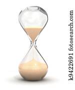reloj de arena, sandglass, contador de tiempo de la arena