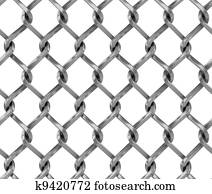 Seamless chainlink fence Seamless chainlink fence