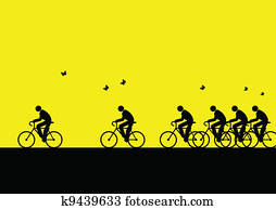 , race, action, bicycle, bicycling, bicyclist, cartoon, cartoons