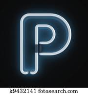neon font letter p neon font letter p