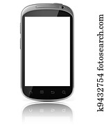 smart phone isolated smart phone isolated