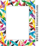 Crayons Frame
