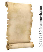 parchment scroll 3d illustration parchment scroll 3d illustration