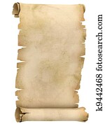 parchment scroll 3d illustration parchment scroll 3d illustration