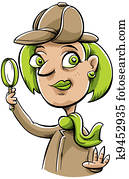 Cartoon Detective Cartoon Detective