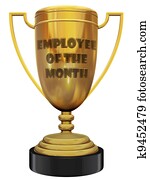 employee of the month trophy employee of the month trophy