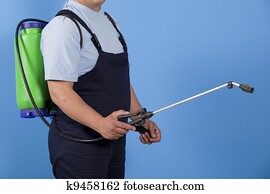 spraying insects spraying insects