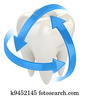 teeth protection 3d concept