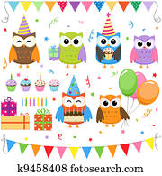 מפלגה של יום ההולדת, ינשופים, קבע