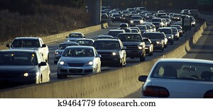 Cars on the highway Cars on the highway