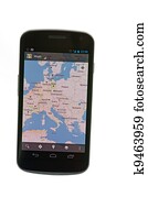 Google maps on Android based device Google maps on Android based device