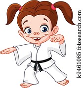 Karate girl Karate girl
