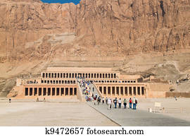 egypt, western thebes, hatshepsut temple