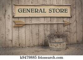 Vintage sign, General Store Vintage sign, General Store
