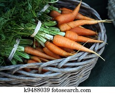 Farmers market: carrots Farmers market: carrots