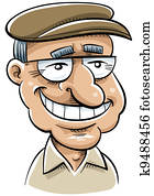 Smiling Senior Man Smiling Senior Man