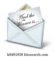 Award Winner Envelope