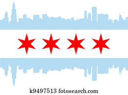 Chicago flag Chicago flag