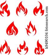 Fire flames Fire flames