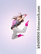 Hip-hop dancer girl Hip-hop dancer girl