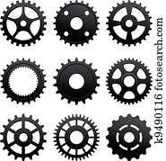 Pinions and gears Pinions and gears