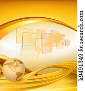 עסק, אלגנטי, זהב, רקע