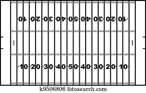 American football field American football field