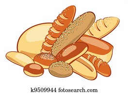 bread., vektor, abbildung bread., vektor, abbildung