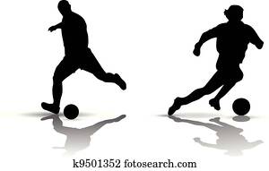 Soccer Silhouette