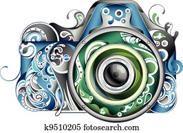 abstrakt, fotoapperat abstrakt, fotoapperat