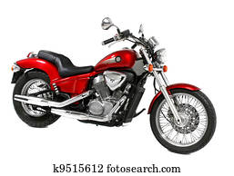 Red motorcycle