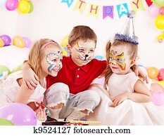 Child birthday party . Child birthday party .