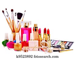 decorativo, cosméticos, e, perfume.