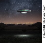 Ufo at night Ufo at night