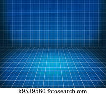 Blueprint Stage Background Blueprint Stage Background