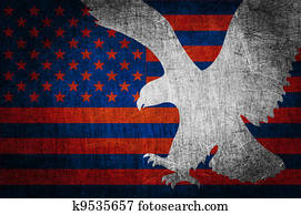Grunge textured of USA flag for USA Independence Day Grunge textured of USA flag for USA Independence Day