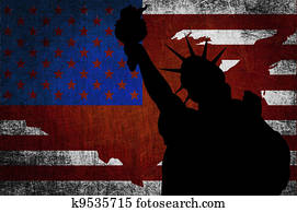 Grunge textured of USA flag for USA Independence Day Grunge textured of USA flag for USA Independence Day