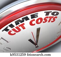 temps, couper, coûts, réduire, dépenser, inférieur, budget